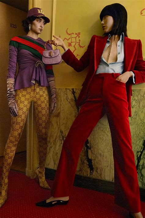 kristen mcmenamy gucci|Gucci Fall 2021 Aria Campaign .